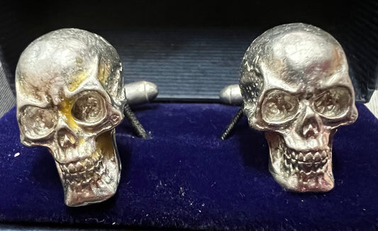 Cufflinks - Pewter - Skull & Crossbones