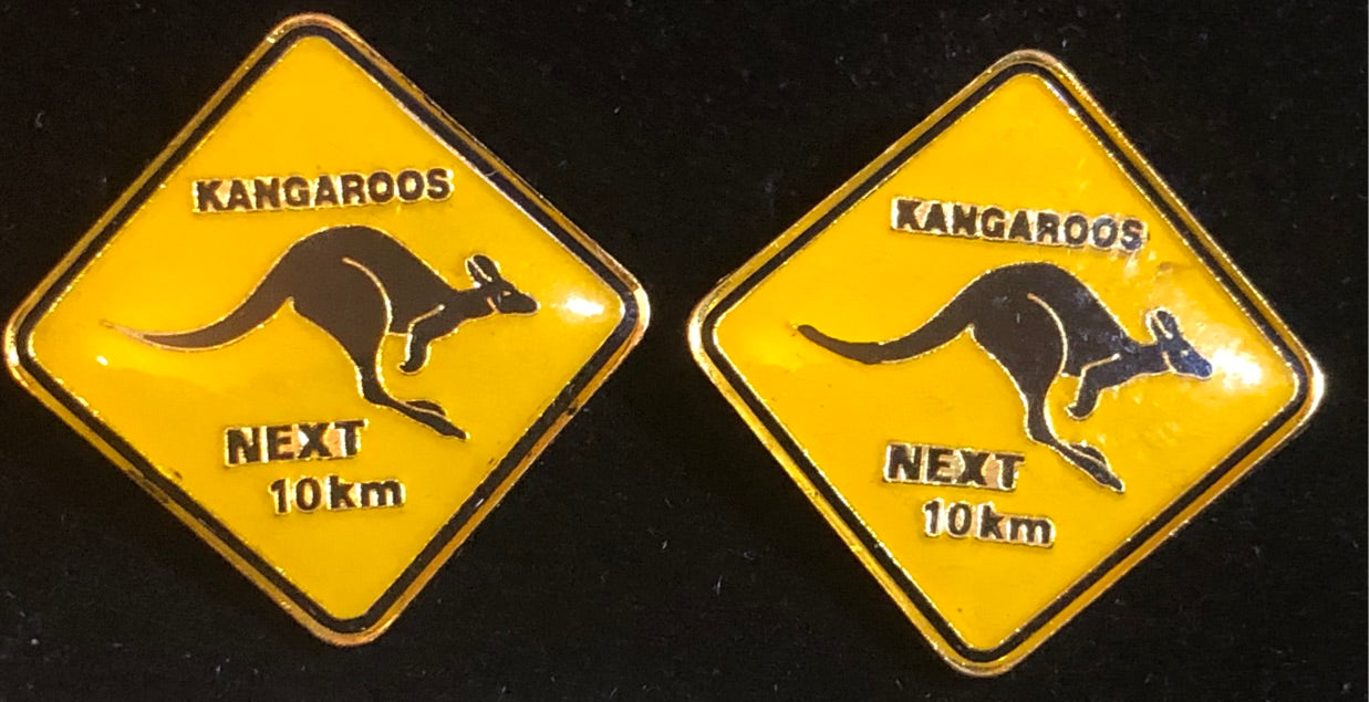 Cufflinks - Australian Road Signs