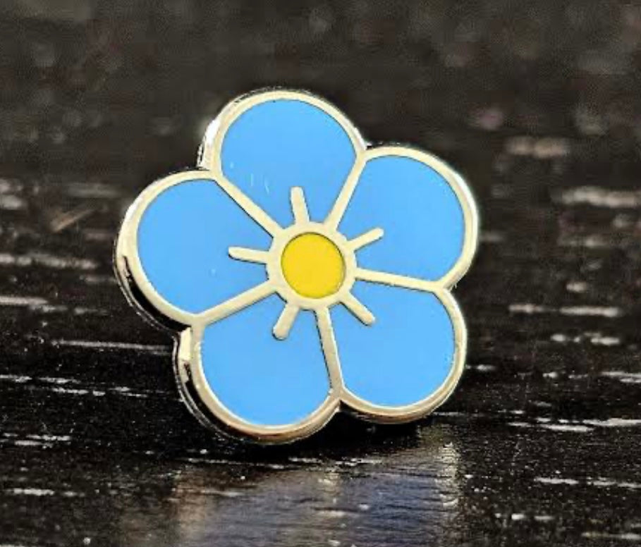 Lapel Pin - Forget-me-not