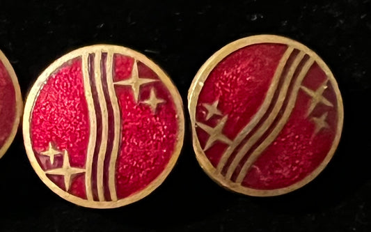 Cufflinks - Cloisonne - Art Deco Style