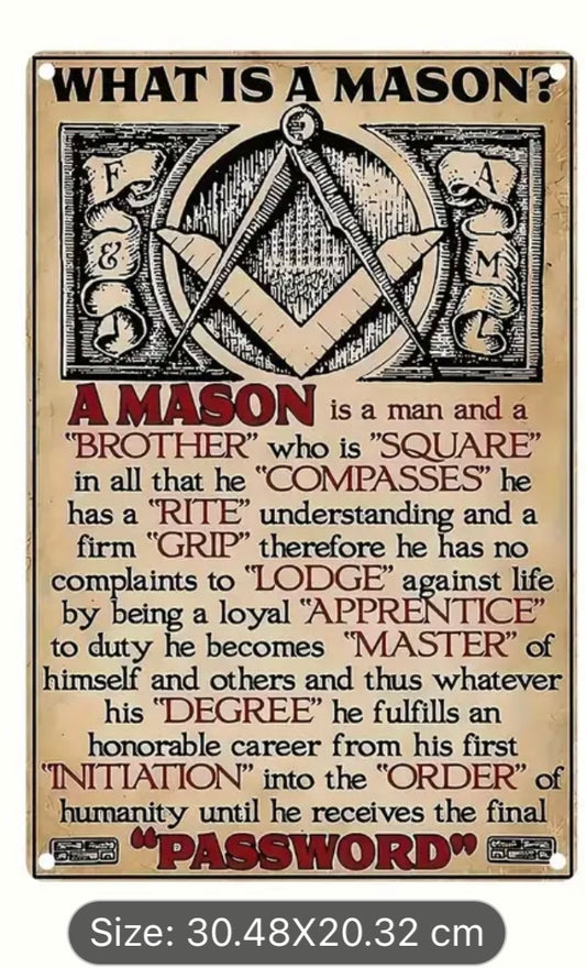 Masonic Sign - What is a Mason