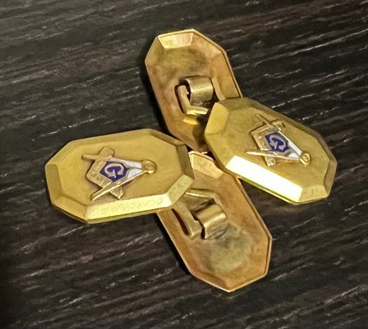 Cufflinks - Masonic - Old 9